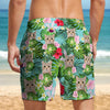 GeckoCustom Upload Cat Photo With Pattern Men's Beach Short TA29 888858