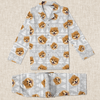 GeckoCustom Upload Dog Photo Christmas Matching Collared Pajamas N304 889868