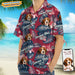 GeckoCustom Upload Dog Photo Summer Viber Hawaii Shirt N304 889324