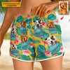 GeckoCustom Upload Dog Photo Women's Beach Short N304 HN590