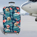 GeckoCustom Upload Photo Dog And Face Hawaiian Luggage Cover TA29 889424