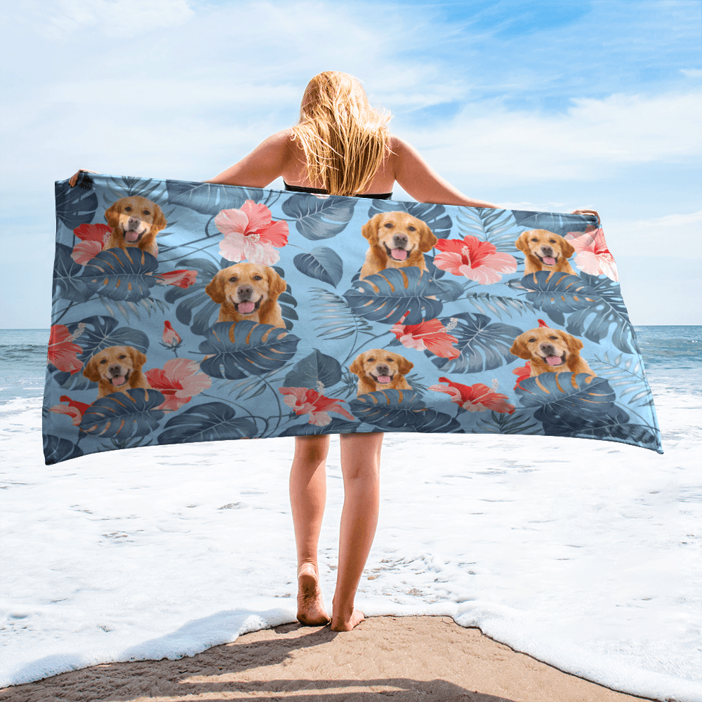 Beagle beach towel hotsell