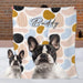GeckoCustom Upload Photo Dog Blanket HN590 VPM Cozy Plush Fleece Blanket 50x60 (Favorite)