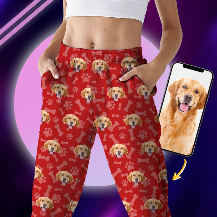 GeckoCustom Upload Photo Dog Cat Pajamas Christmas Gift TA29 888640 For Adult / Only Pants / S