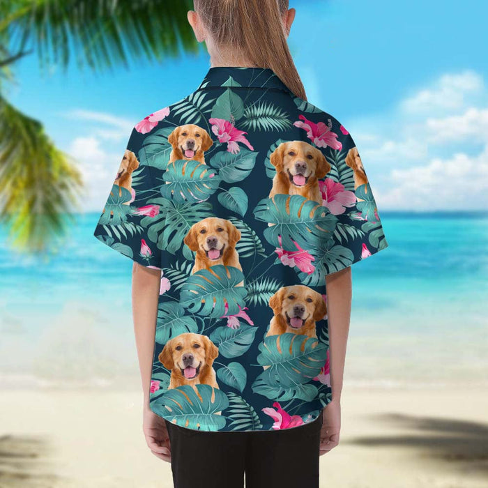 GeckoCustom Upload Photo Dog Daughter's Hawaiian Shirt TA29 888397