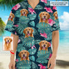 GeckoCustom Upload Photo Dog Men's Hawaiian Shirt K228 888280