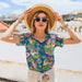 GeckoCustom Upload Photo Dog Woman's Hawaiian Shirt K228 888326