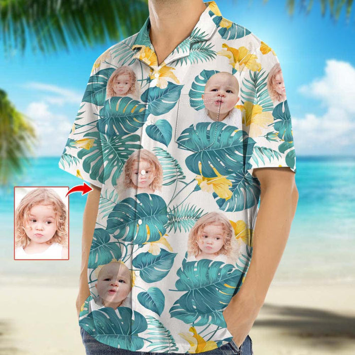 GeckoCustom Upload Photo Family Hawaiian Shirt K228 888384