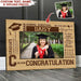 GeckoCustom Upload Photo Graduation Canvas HN590