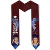 GeckoCustom Upload Photo Graduation Gift Stoles N304 6799 895068 6x72 inch