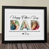 GeckoCustom Upload Photo Happy Father's Day, Family Picture Frame DA19 889061 10"x8"