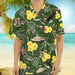 GeckoCustom Upload Photo logo Hawaiian Shirt, US Military N369 369963 S