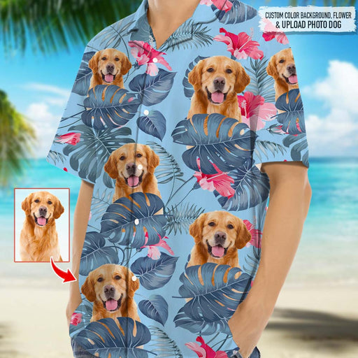 GeckoCustom Upload Photo Portrait Dog Hawaiian Shirt N369 888280
