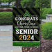 GeckoCustom Upload School Logo Class of 2024 Graduation Garden Flag N304 890278