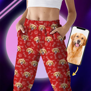 GeckoCustom Upload Your Photo Dog Cat Pajamas DA199 888640 For Adult / Only Pants / S