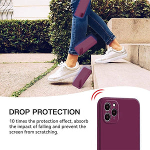 GeckoCustom UTOPER Square Liquid Silicone Phone Case For iPhone 14 11 13 12 Pro Max Mini X XR XS 7 8 Plus SE 2020 Protection Back Cover