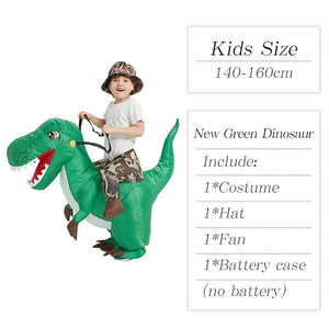 GeckoCustom Velociraptor T REX Mascot Inflatable Costume For Kids Anime Halloween Costumes Dinosaur Birthday Gift For Party Cosplay Blow Up New Dinosaur Kids L