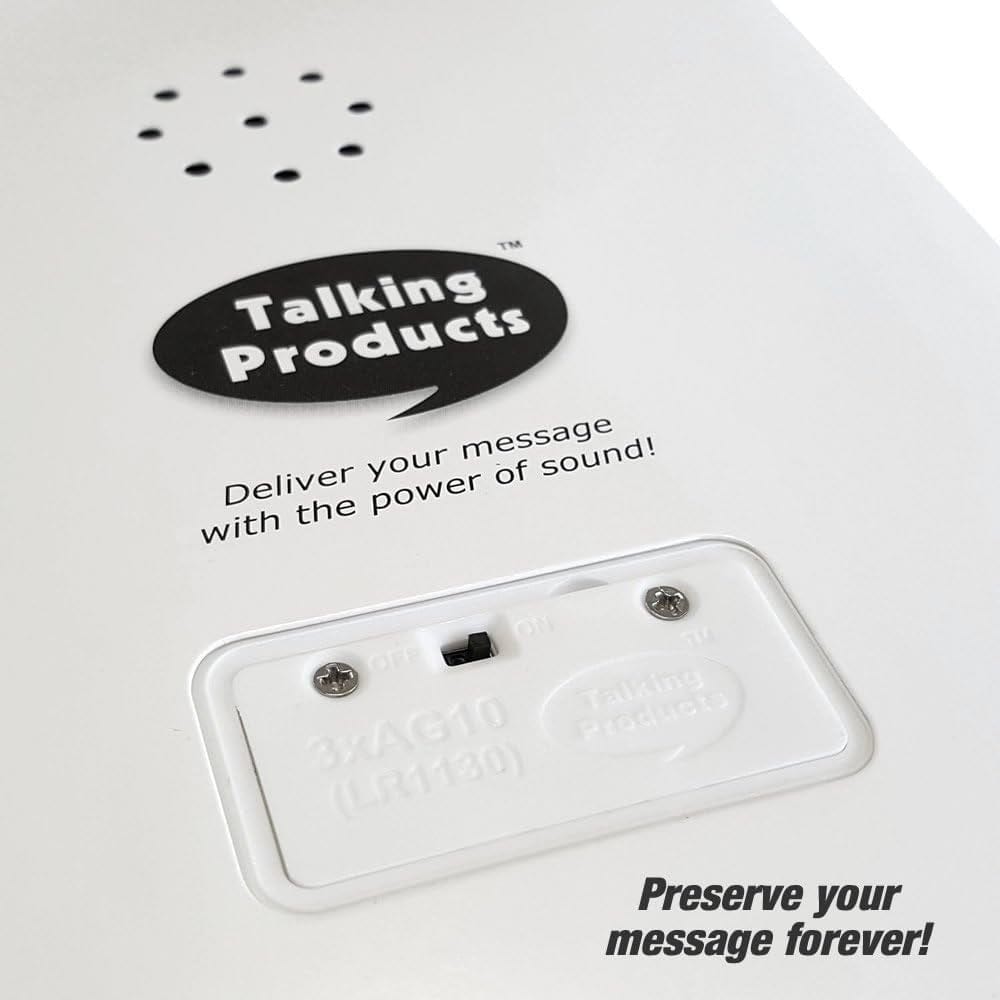 GeckoCustom , Voice Recordable Greeting Card, 40 Seconds Recording with Replaceable Batteries. Record and Send Your Own Personal Voice Message, Music or Sound Effects for Mothers Day & Birthday