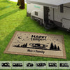 GeckoCustom Welcome To Our Campsite  Camping Patio Rug, Patio Mat HN590