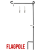 GeckoCustom Welcome To Our Campsite Garden Flag, Gift For Camper, Outdoor Decor HN590 Flagpole included