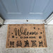 GeckoCustom Welcome To Our Home Dog Doormat Personalized Gift K228 889977