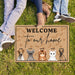 GeckoCustom Welcome To Our Home Doormat For Cat Lover Personalized Gift T368 889673