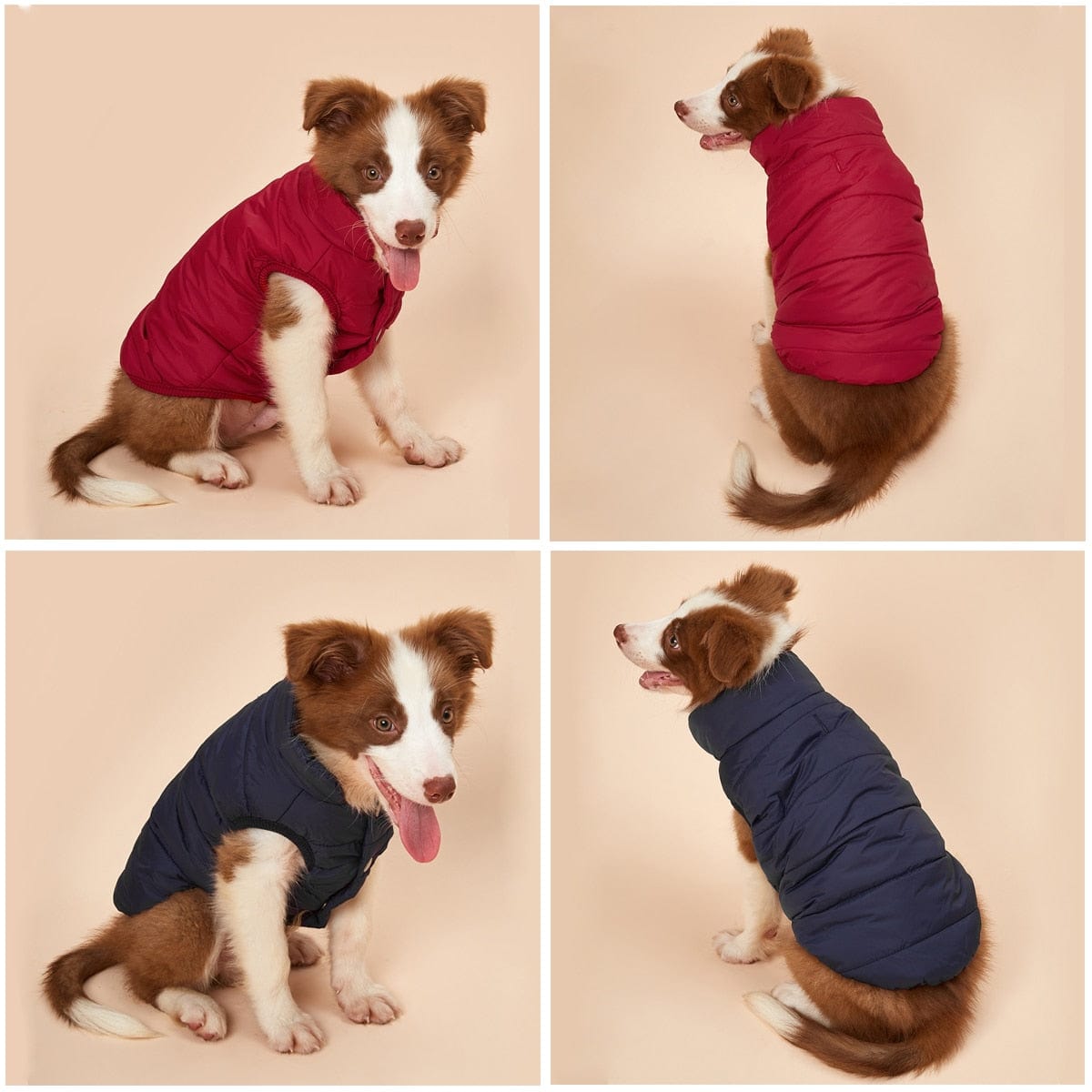 GeckoCustom Winter Pet Coat Warm Dog Clothes