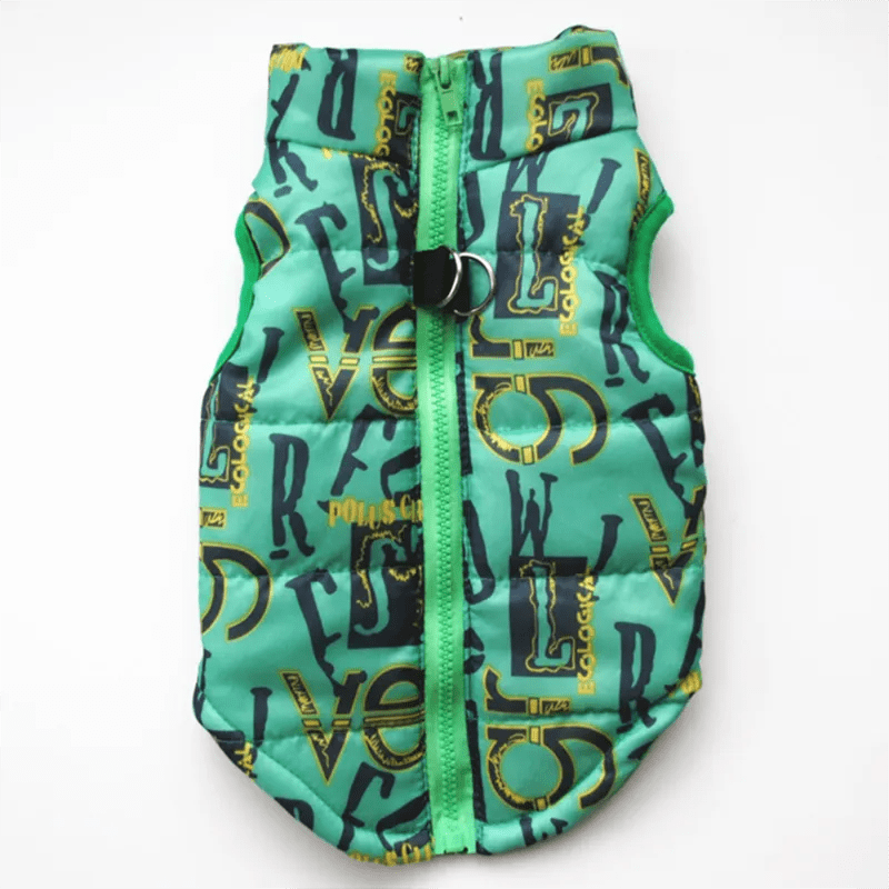 GeckoCustom Winter Warm Pet Clothes For Small Dogs Windproof Pet Dog Coat Jacket Padded Clothing for Yorkie Chihuahua Puppy Cat Outfit Vest 14 / XS