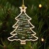 GeckoCustom Wish You A Wonderful Christmas Family Gift Personalized Gift Ornament HO82 891062