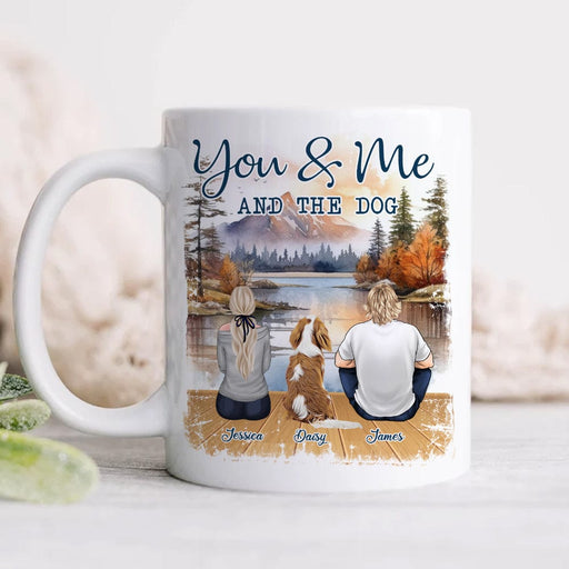 GeckoCustom You And Me & The Dog For Dog Lovers Mug Personalized Gift TA29 890024