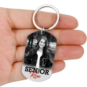 GeckoCustom You’re Braver Than You Believe Senior Keychain 2025 Graduation Keychain, 890385