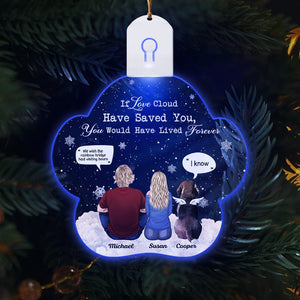 GeckoCustom You Were My Favorite Hello And Hardest Goodbye Christmas Memorial Gift Led Acrylic Ornament Personalized Gift HO82 893298 3 inches