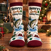 Personalized Lucky Fishing Socks – Custom Name 3D Effect Socks Gift for Fisherman CH07 180840