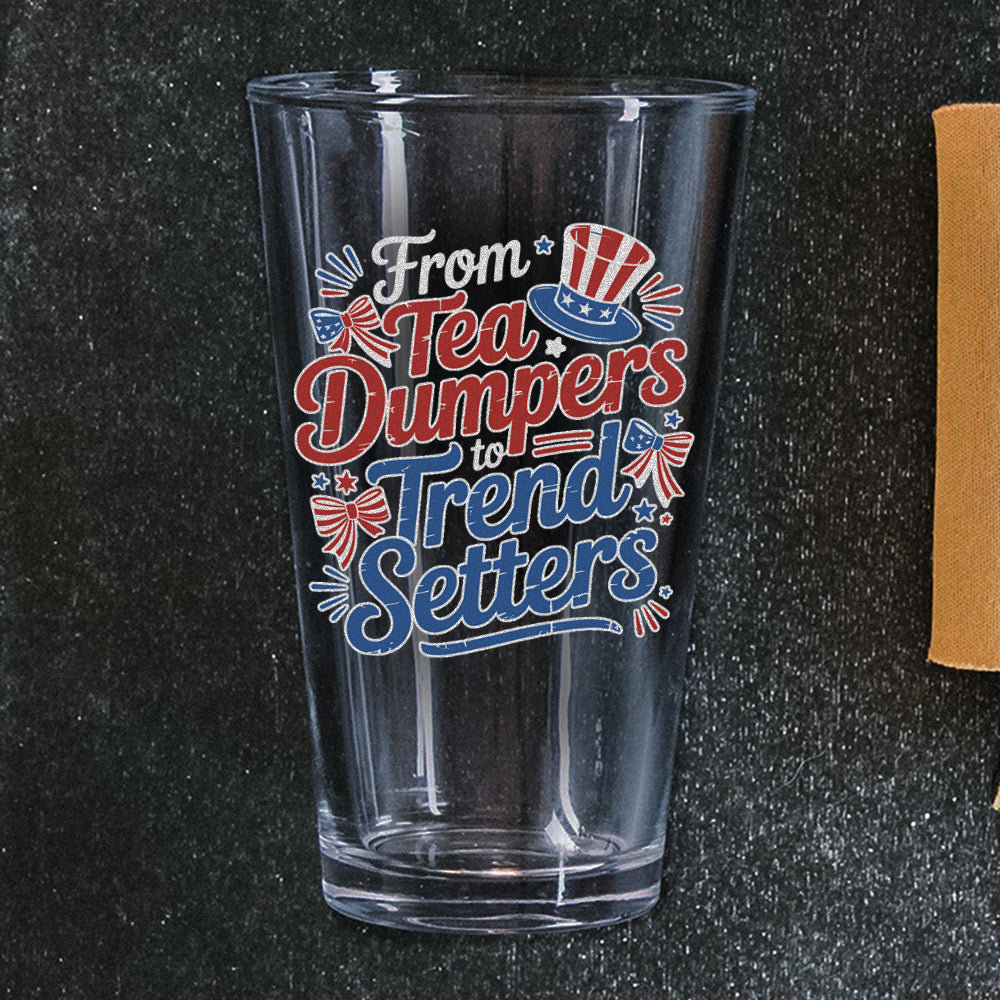 USA 250th Anniversary 250 Years of Freedom America Print Beer Glass HO82 894516