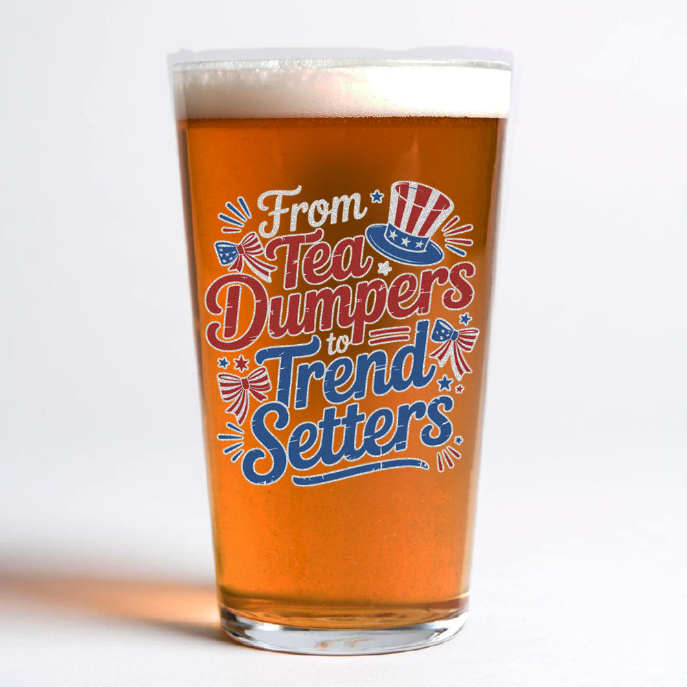 USA 250th Anniversary 250 Years of Freedom America Print Beer Glass HO82 894516