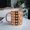 Custom Photo With Pattern Metallic Mug Gift for Dog Lovers HO82 900564