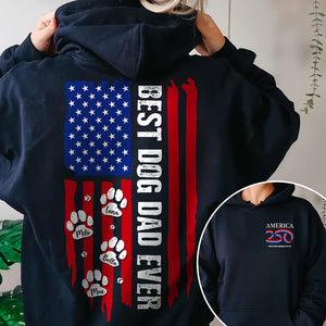 Custom Name USA Semiquincentennial America 250 Back & Front Shirt LM32 895301