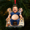 Custom Photo The Dogfather Squishy Acrylic Ornament - Gift For Dog Lovers HO82 903458