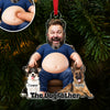 Custom Photo The Dogfather Squishy Acrylic Ornament - Gift For Dog Lovers HO82 903458