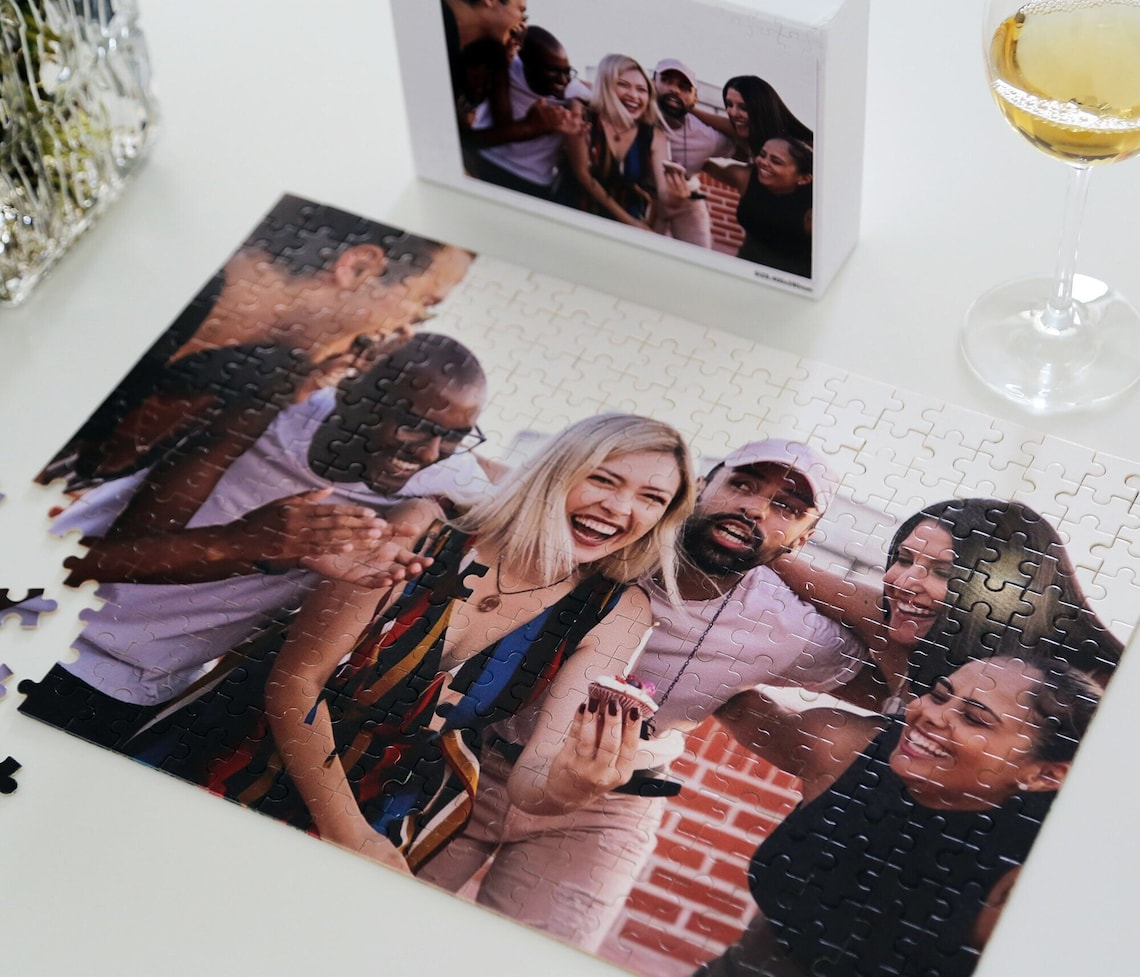 Custom Family Photo And Name Jigsaw Puzzles For Christmas Night TH10 171539