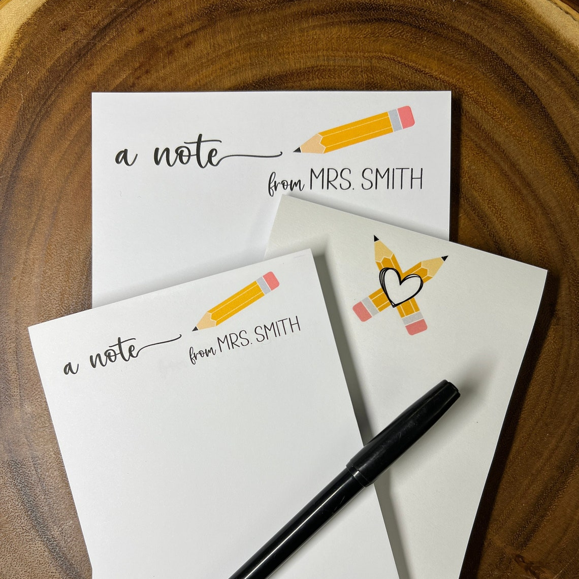 Personalized Teacher Notepad, Back To School TH10 170715