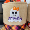 Personalized Custom Name Trick Or Treat Halloween Basket TH10 171003