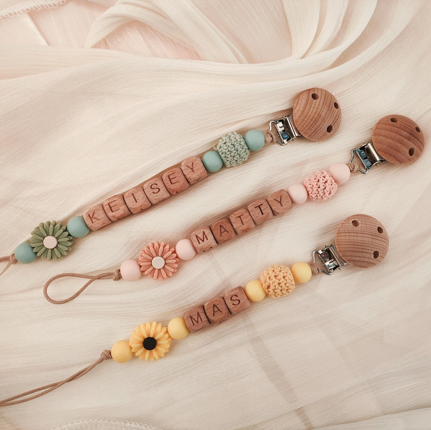 Personalized Custom Name Pacifier Clip For Kids TH10 171293