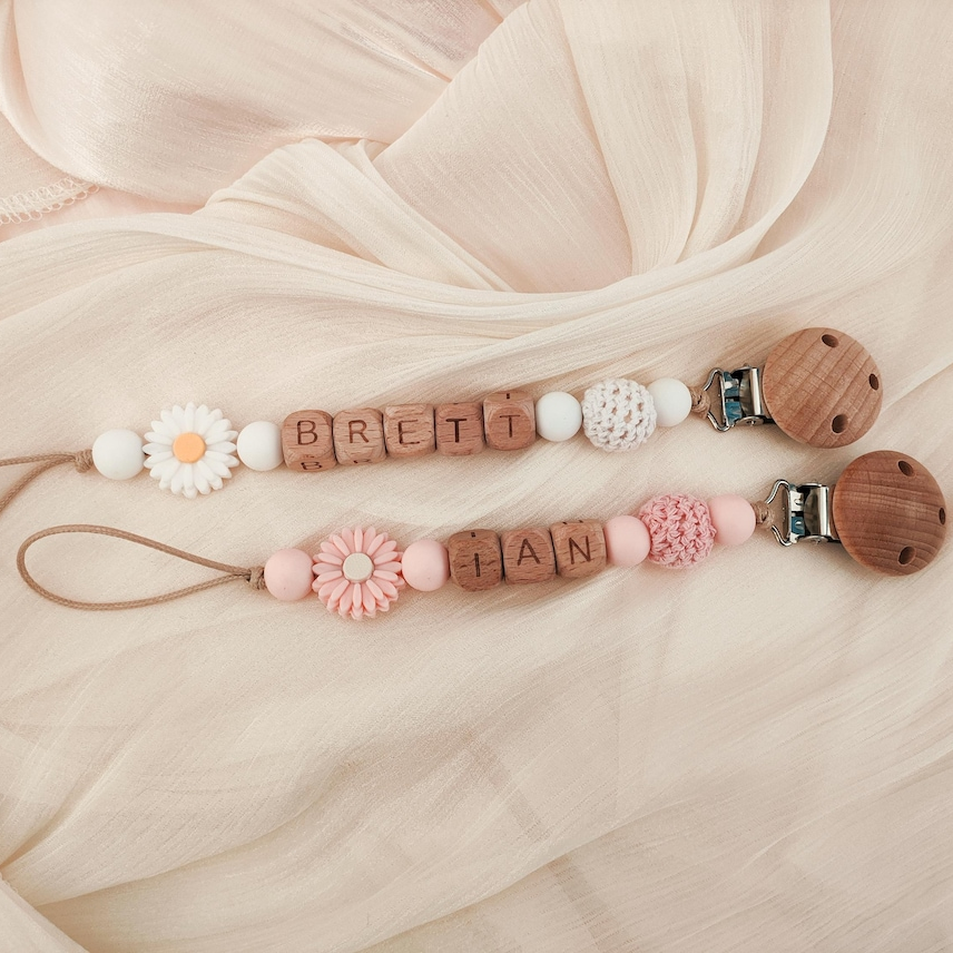 Personalized Custom Name Pacifier Clip For Kids TH10 171293