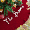 Custom Family Name Christmas Embroidered Tree Skirt TH10 170931