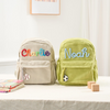 Personalized Mini Kids Backpack – Custom Name Small Toddler Bag, Corduroy Preschool Backpack, Baby Gift for Boys & Girls TH10 170357