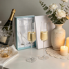 Personalized Custom Name Wedding Champagne Flutes, Mr & Mrs Toasting Glasses TH10 171235