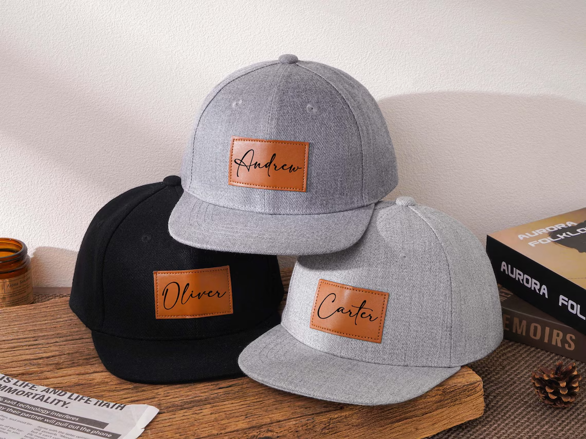 Personalized Father and Son Matching Hats, Gift for Dad TH10 169921