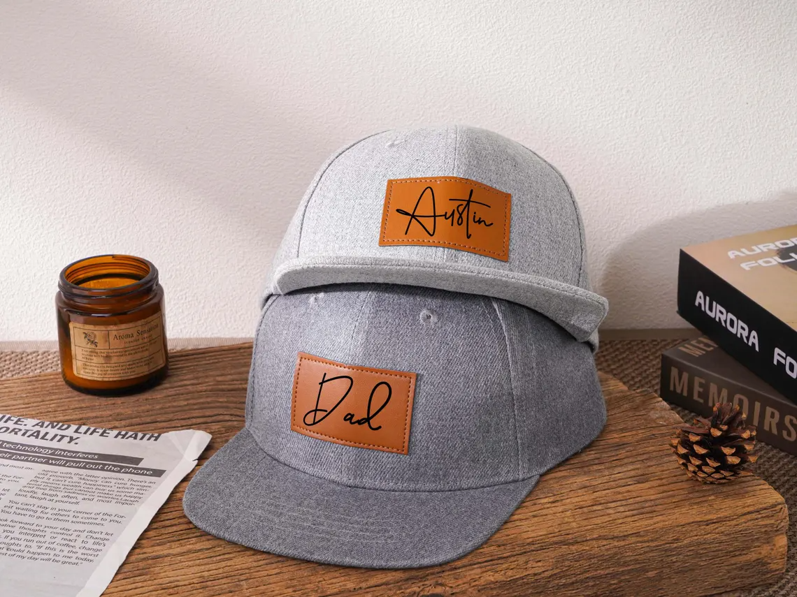 Personalized Father and Son Matching Hats, Gift for Dad TH10 169921