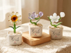Glass Plant Pot, Personalized Name Mini Glass Flower, Teacher Appreciation Desk Table Decoration TH10 170207
